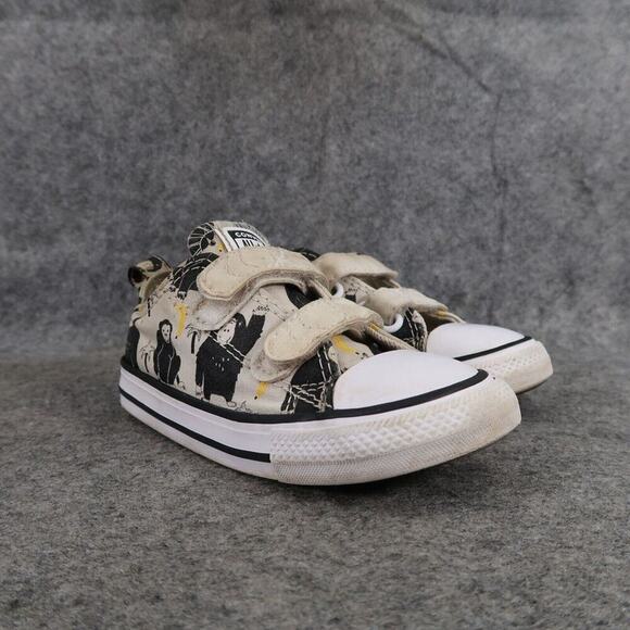 Converse Shoes Infant 8 Sneakers Chuck Taylor All Star Easy On Animal Print Kids - Picture 1 of 13